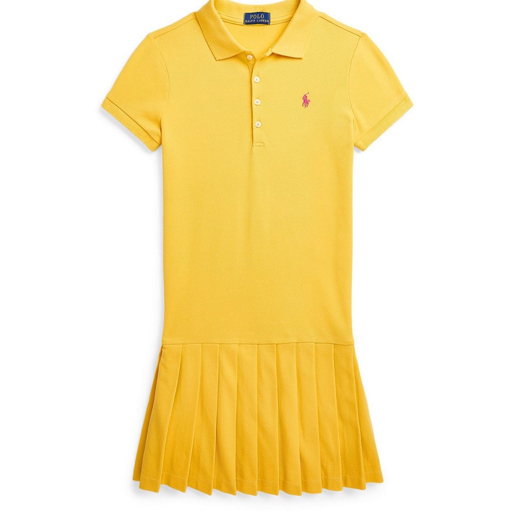 RALPH LAUREN
Girls Yellow Logo Polo Dress size 6